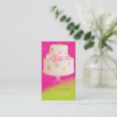 Trouwtaarten banketbakker visitekaartje (Staand voorkant)