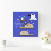 Trouwtaarten Wachten op Frosting Vierkante Klok (Huis)