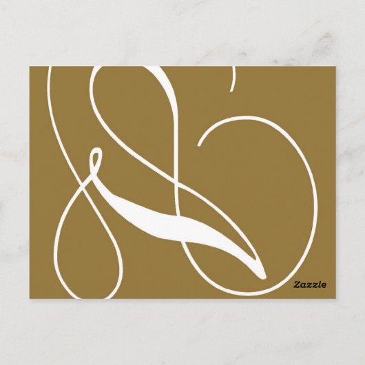 Trouwtafel Aantal Kaarten Gold Monogram (Achterkant)