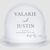 Trouwtafel Decor Sneeuwbol (Voorkant)