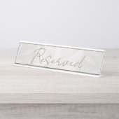 Trouwtafel Dolfijn Thema Bureau Naambordje (Voorkant)