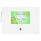 trouwtafel, gele tulpbloemen (Achterkant Horizontaal)