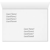 trouwtafel, gele tulpbloemen (Binnen Horizontaal (Onder))