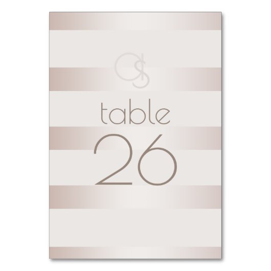 Trouwtafel Kaart | Elegante moderne blush parel (Voorkant)