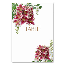 Trouwtafel Kaart Stargazer Floral