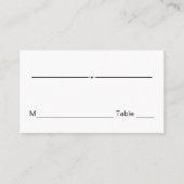 Trouwtafel kaartnummer gast plaats kaarten plaatskaartje (Voorkant)