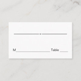 Trouwtafel kaartnummer gast plaats kaarten plaatskaartje