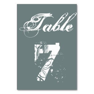 Trouwtafel nummer Kaarten gepersonaliseerde tafel 