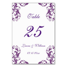 Trouwtafel nummer Kaarten | Schimmels voor aubergi