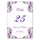 Trouwtafel nummer Kaarten | Schimmels voor aubergi (Achterkant)