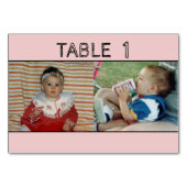 Trouwtafel nummer per leeftijd kaart (Voorkant)