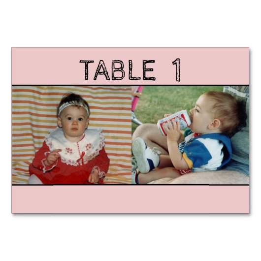 Trouwtafel nummer per leeftijd kaart (Voorkant)