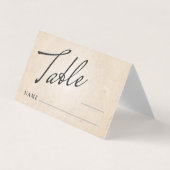 Trouwtafel nummer Plaats Gevouwen Kaart (Voorkant)
