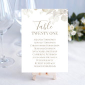 Trouwtafel nummer Sage Groen groen Kaart