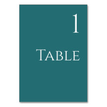 Trouwtafel nummer-Smaragd Groen