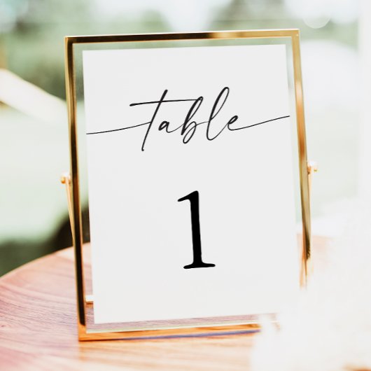 Trouwtafel nummers, tafel nummer Kaarten