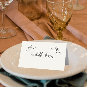 Trouwtafel Place Card met bewerkbare gastennaam Kaart