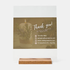 Trouwtafel Signs TrendUp Elegant Acryl Bord