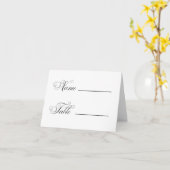 Trouwtafel tekenen Plaatskaarten Kaart (Gele Bloem)