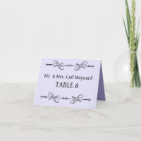 Trouwtafel tekenen Plaatskaarten