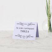 Trouwtafel tekenen Plaatskaarten Kaart (Achterkant)