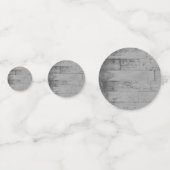 Trouwtafelconfetti met de Turquoise Hartjesboom Confetti (Achterkanten)