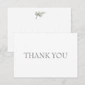 Trouwtak van dennenboom op maat bedankt (Voorkant / Achterkant)