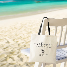 Trouwtas Bestemming Palmboom Tote Bag