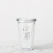 TROUWTEAM BRUID BRUIDSPARTIJ TUMBLER ACRYL DRINKBEKER (Achterkant)