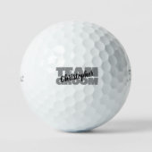 Trouwteam Bruidegom Golfer Sportartikelen Aangepas Golfballen (Voorkant)