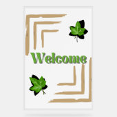 Trouwteken klimop acryl bord (Voorkant)