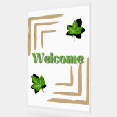 Trouwteken klimop acryl bord (Hoek)