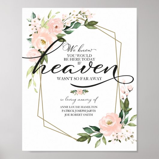 Trouwtekens ter nagedachtenis poster (Voorkant)