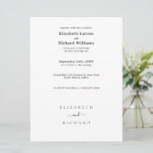 Trouwtekst sjabloon kaart (Staand voorkant)