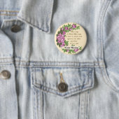 Trouwtekst trouwspeldje knopje ronde button 5,7 cm (In situ)