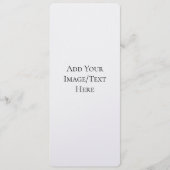 Trouwtemplates | Elegant Aanpasbaar  Menu (Voorkant)