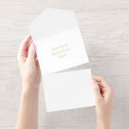 Trouwtemplates | Elegante Aanpasbare All In One Uitnodiging