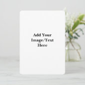Trouwtemplates | Elegante Aanpasbare Kaart (Staand voorkant)