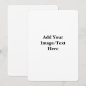 Trouwtemplates | Elegante Aanpasbare Kaart (Voorkant / Achterkant)