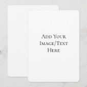 Trouwtemplates | Elegante Aanpasbare Templates Kaart (Voorkant / Achterkant)