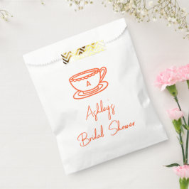 Trouwthee met Fantasievolle Doodles Bedankzakje