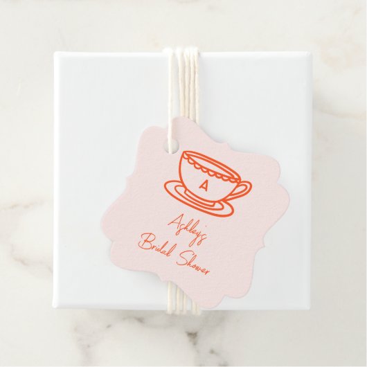 Trouwthee met Fantasievolle Krabbels Bedankjes Labels (In situ)