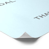 Trouwthee Welkom Bord met Fantasie Poster (Hoek)