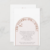 trouwtijd capsule stationaire kaart (Voorkant / Achterkant)