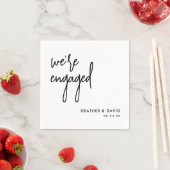 Trouwtijd Trouwfeest Servetten (Insitu)