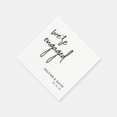 Trouwtijd Trouwfeest Servetten (Hoek)