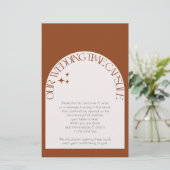 trouwtijdcapsule briefpapier (Staand voorkant)