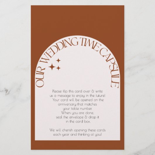 trouwtijdcapsule briefpapier (Voorkant)