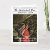 Trouwtijdlijn & Programma Infographic voor Krant (Voorkant)