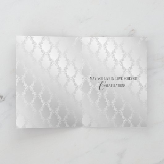 Trouwtoast met ringen kaart (Binnen)